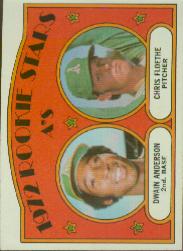 1972 Topps Baseball Cards      268     Dwain Anderson RC/Chris Floethe RC